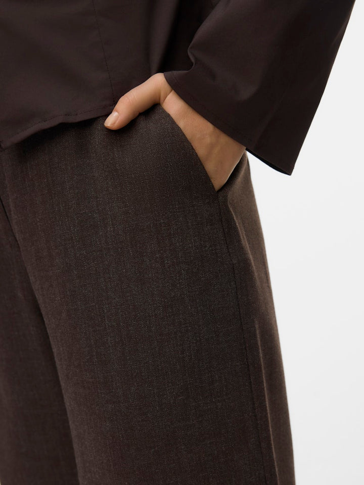 Vmbestie Hw Wide Pant Noos - Bruin