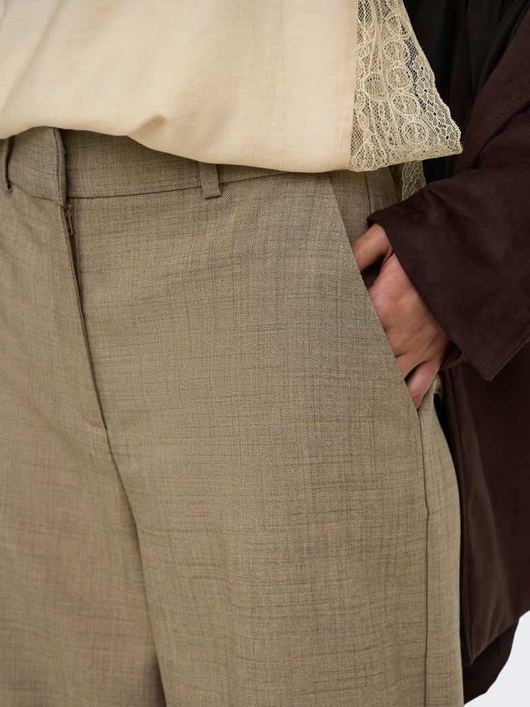Jdyhaze Hw Straight Pant Tlr - Bruin