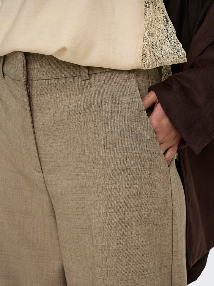 Jdyhaze Hw Straight Pant Tlr - Bruin