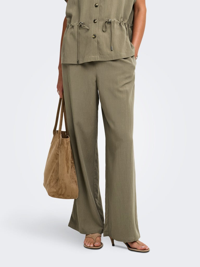 Jdylaya Mw Wideleg Pant Wvn Exp - Bruin
