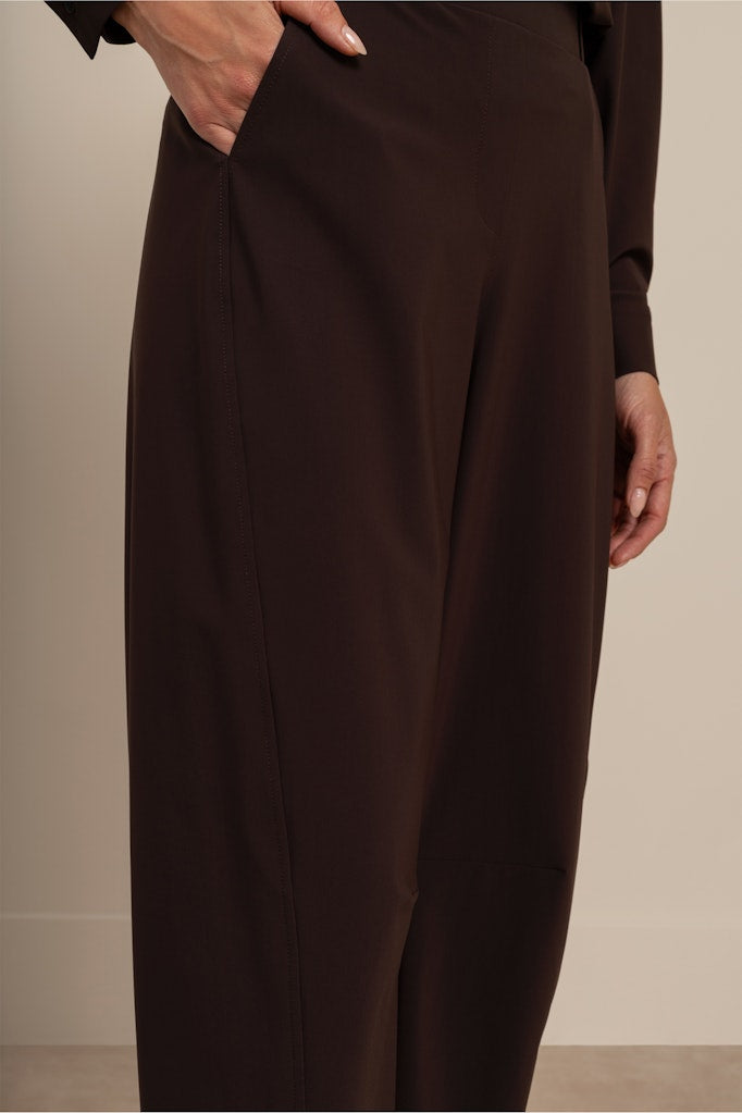 Marlise Barrel Trousers - Bruin