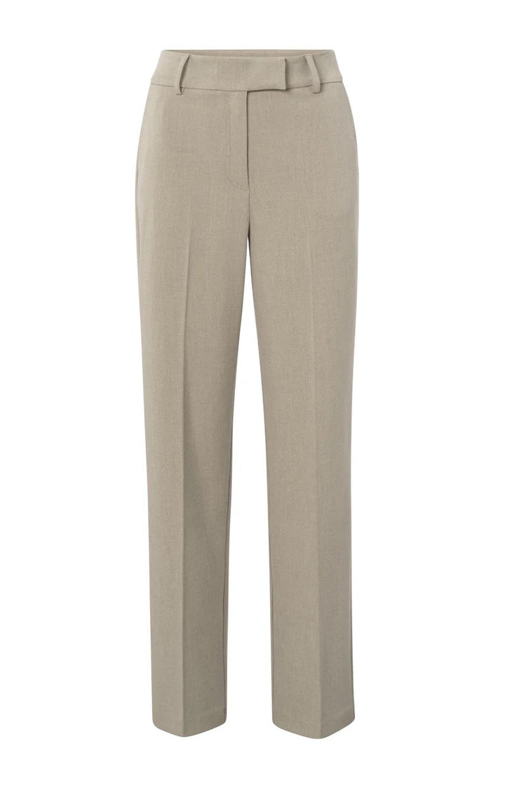 Woven Straight Fit Pantalon - Licht Bruin