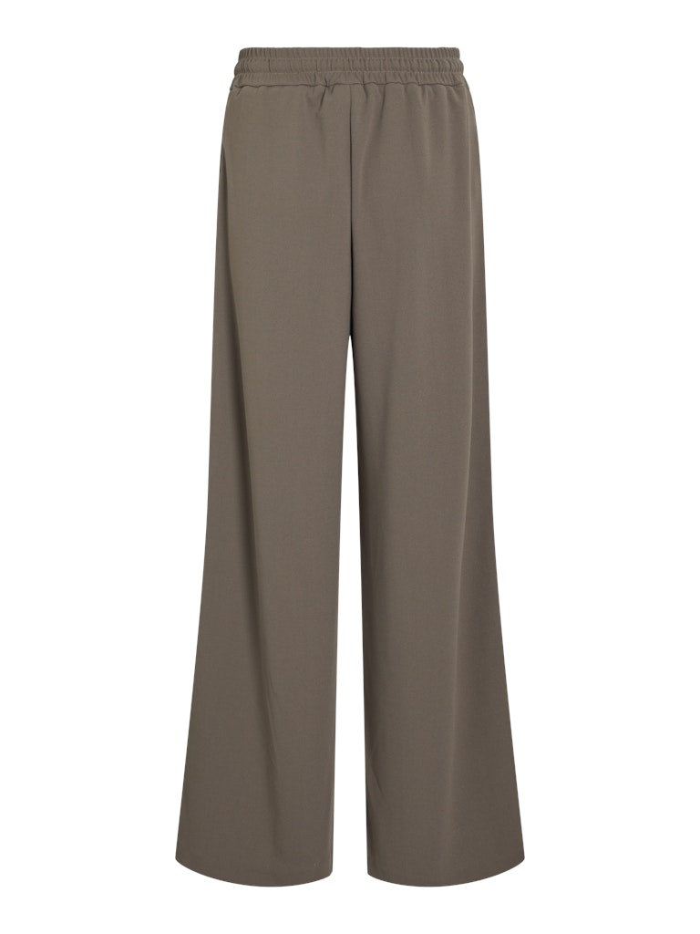 Viclua Hw Wide Track Pants - Taupe