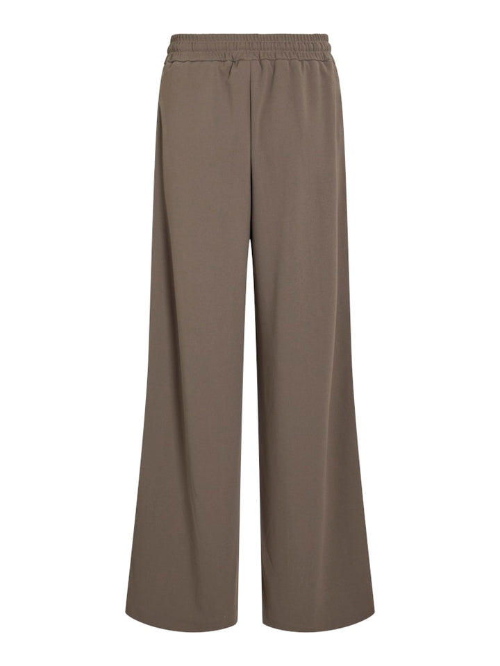 Viclua Hw Wide Track Pants - Taupe