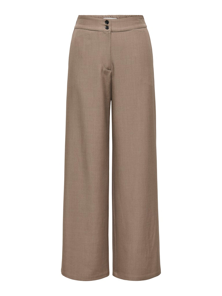 Jdydora Hw Wide Pant Tlr - Taupe