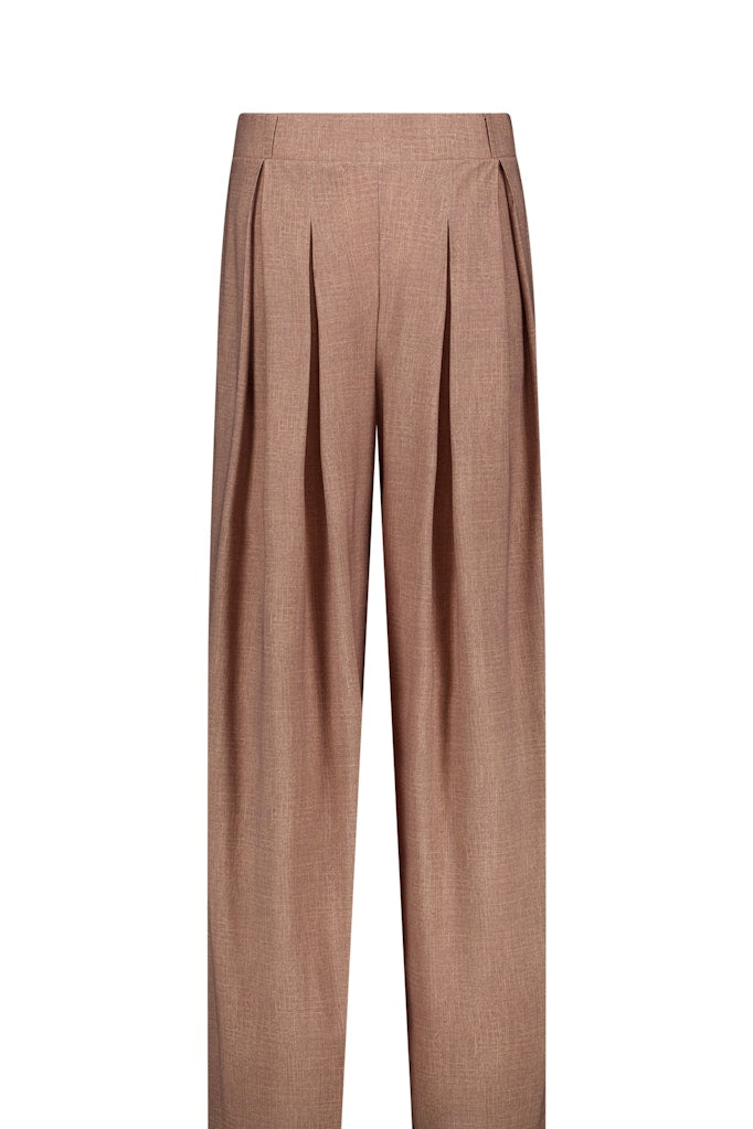 Liese Linen Look Trousers - Taupe