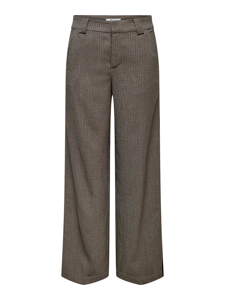 Onlalvia Life Mw Str Panel Pant Tlr - Bruin Dessin