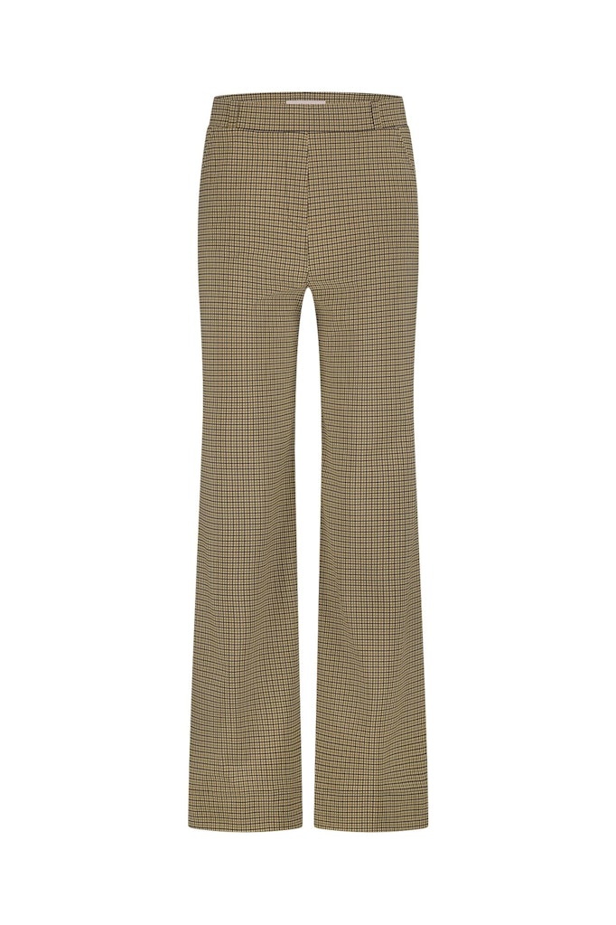 Lexie Check Trousers - Bruin Dessin