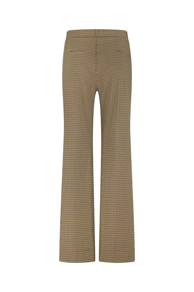Lexie Check Trousers - Bruin Dessin