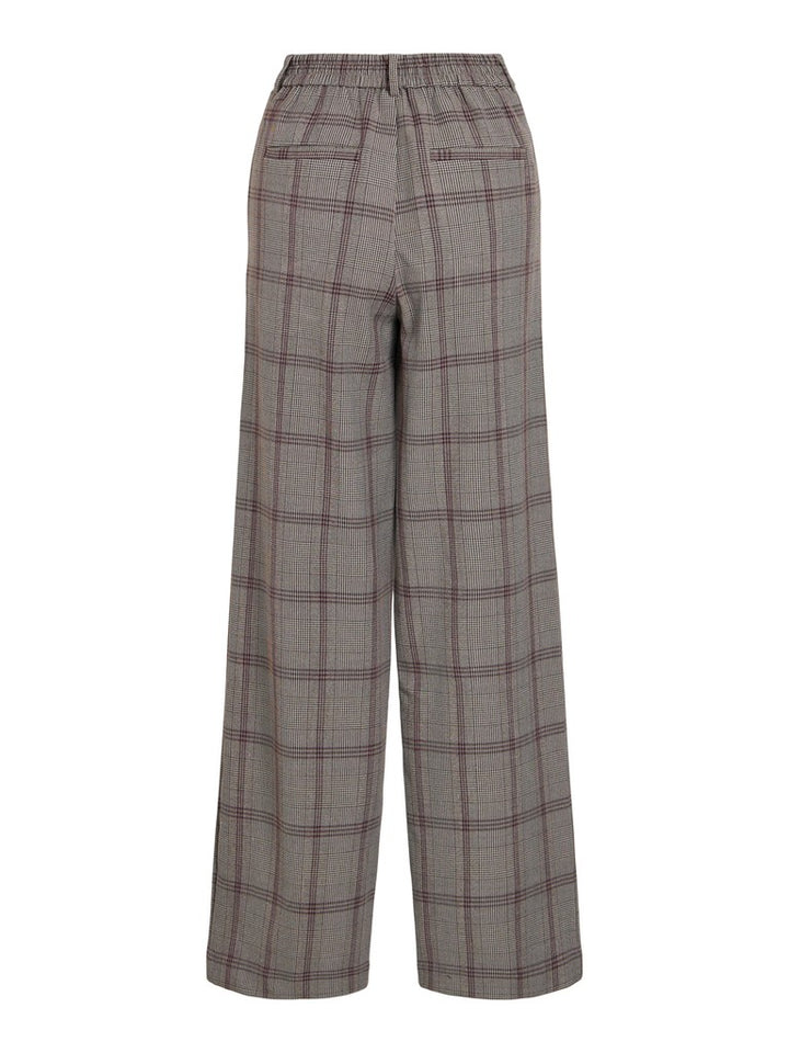 Vivarone Pattern Hw Wide Pant - Noos - Bruin Dessin