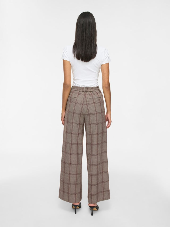 Vivarone Pattern Hw Wide Pant - Noos - Bruin Dessin