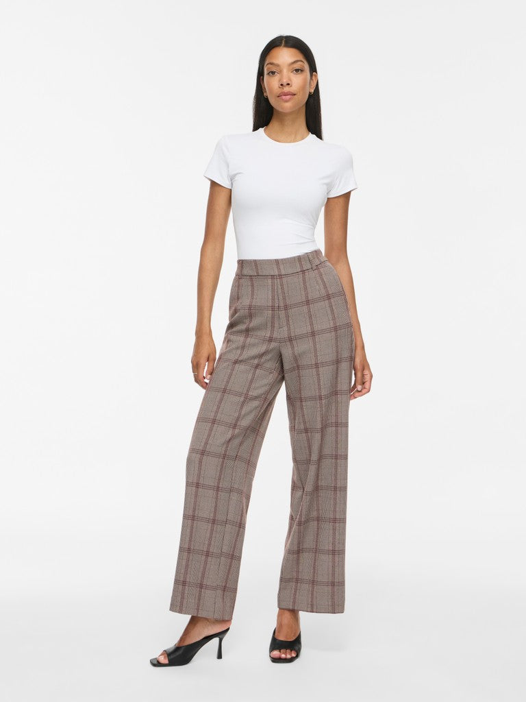 Vivarone Pattern Hw Wide Pant - Noos - Bruin Dessin