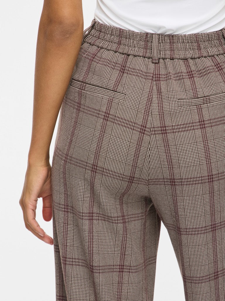 Vivarone Pattern Hw Wide Pant - Noos - Bruin Dessin