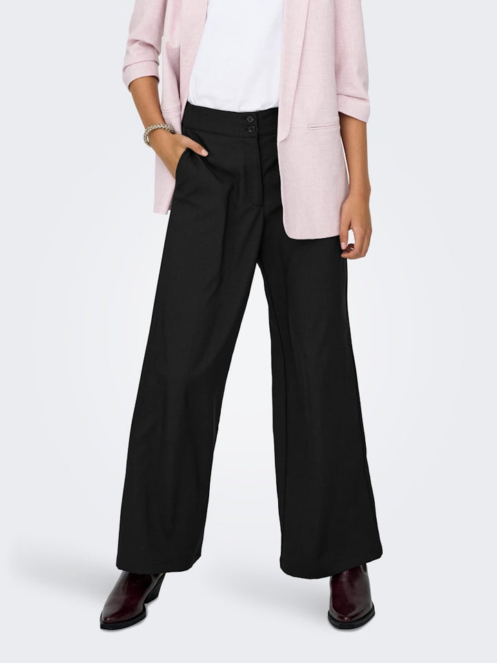 Jdydora Hw Wide Pant Tlr - Zwart