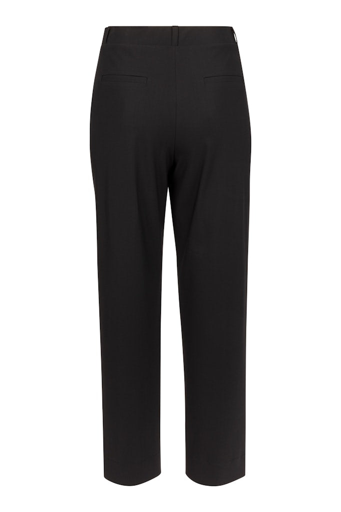Marlis Bonded Barrell Trousers - Zwart