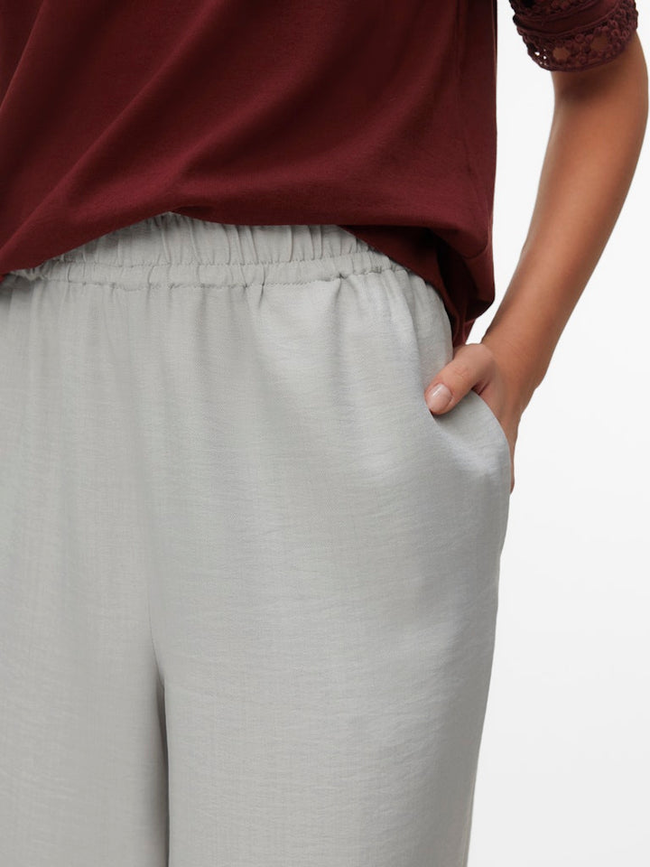 Vmjasmina Hw Pant Exp - Lichtgrijs