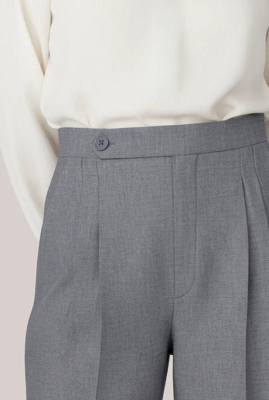 Hdnina Hw Pleated Pants - Grijs Melee