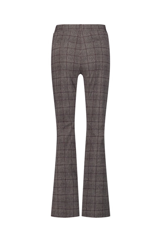 Flair Check Trousers - Grijs Dessin