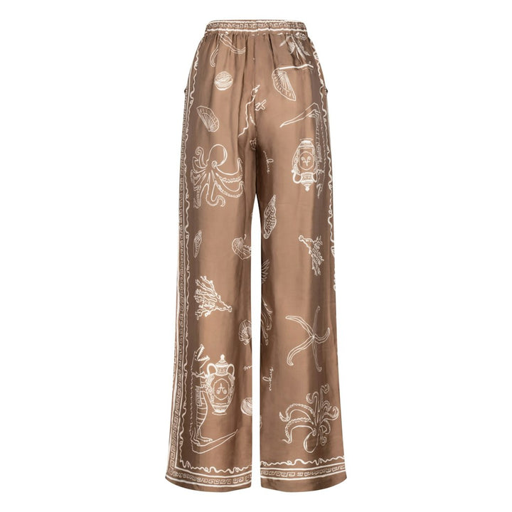 Valerie Pants Print - Grijs Dessin