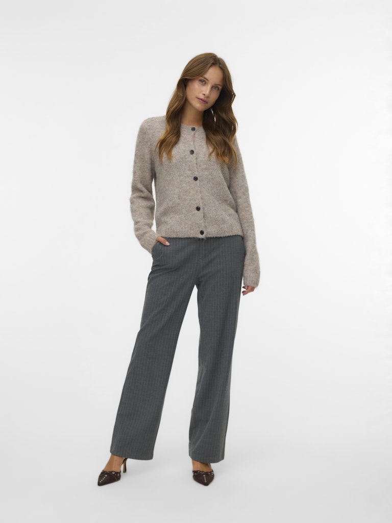 Vmmaya Jojo Mw Straight Pant Noos - Grijs Dessin