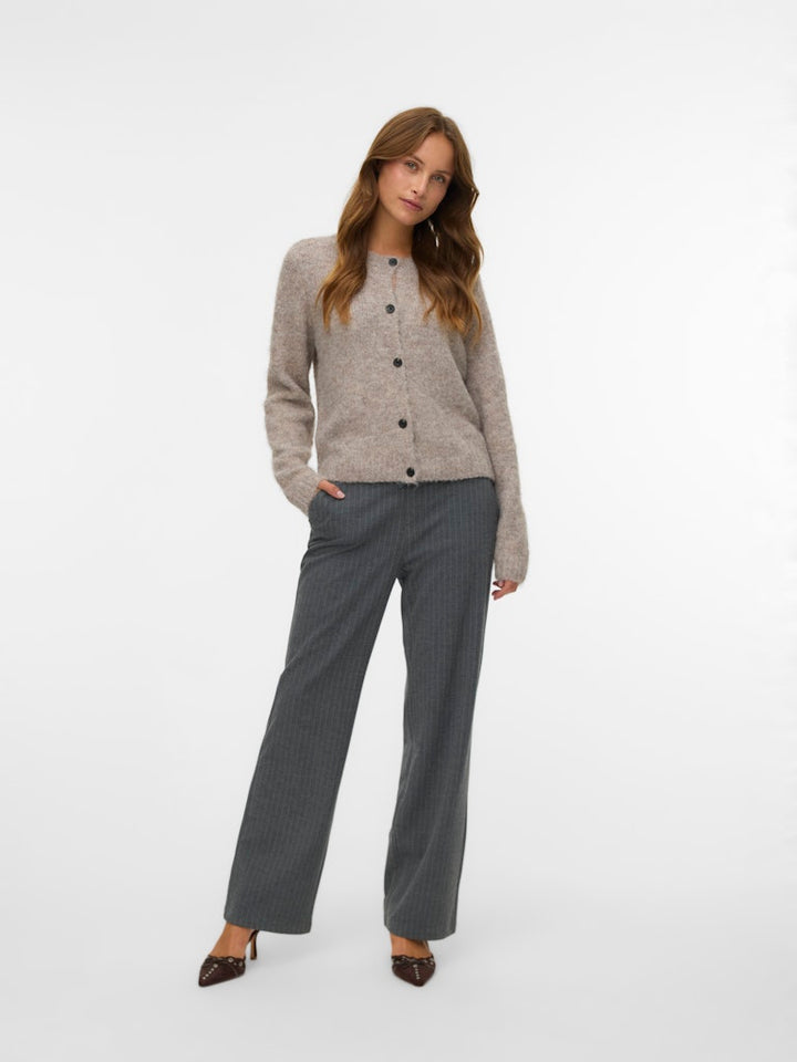 Vmmaya Jojo Mw Straight Pant Noos - Grijs Dessin