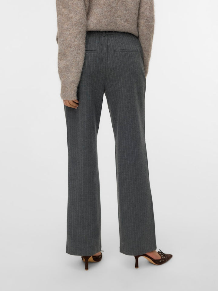 Vmmaya Jojo Mw Straight Pant Noos - Grijs Dessin