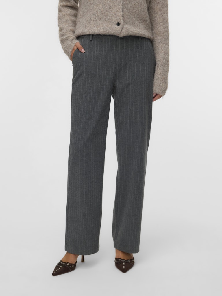 Vmmaya Jojo Mw Straight Pant Noos - Grijs Dessin