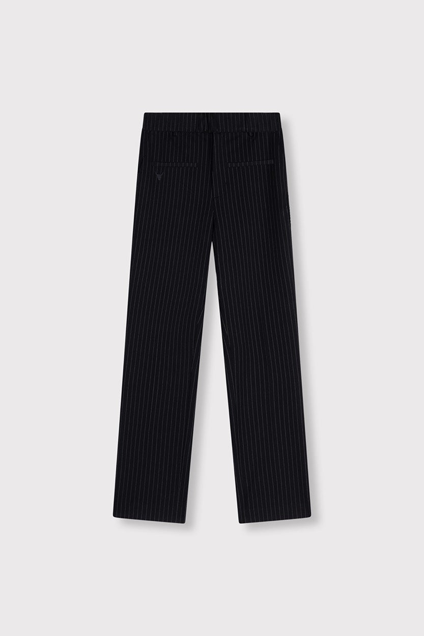 Relaxed Mix Suit Pant - Zwart Dessin