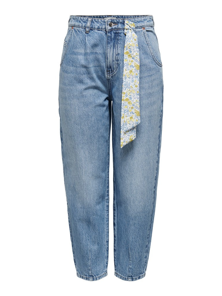 Onlverna Life Lb Bolloon Denim - Blue Denim