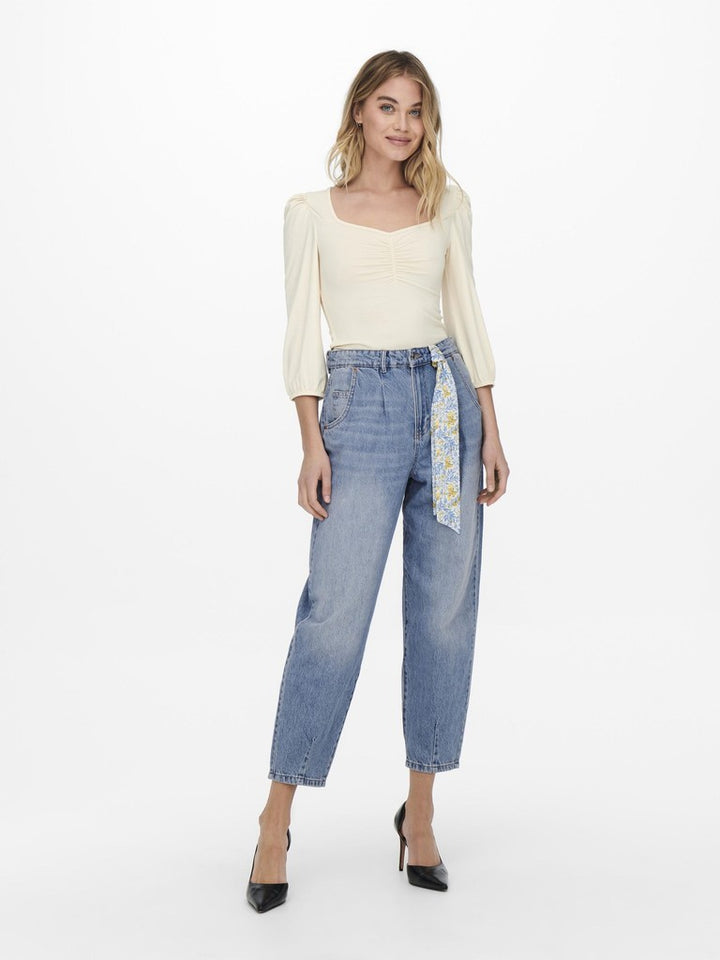 Onlverna Life Lb Bolloon Denim - Blue Denim
