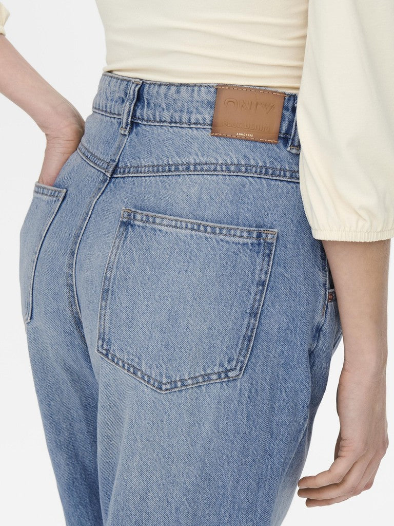 Onlverna Life Lb Bolloon Denim - Blue Denim