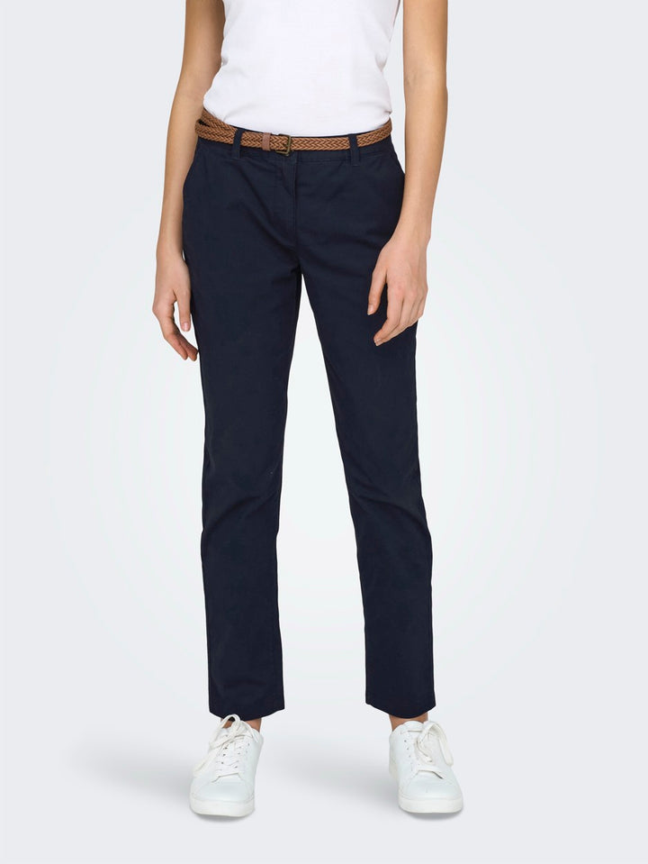 Jdychicago Mw Belted Chino - Navy