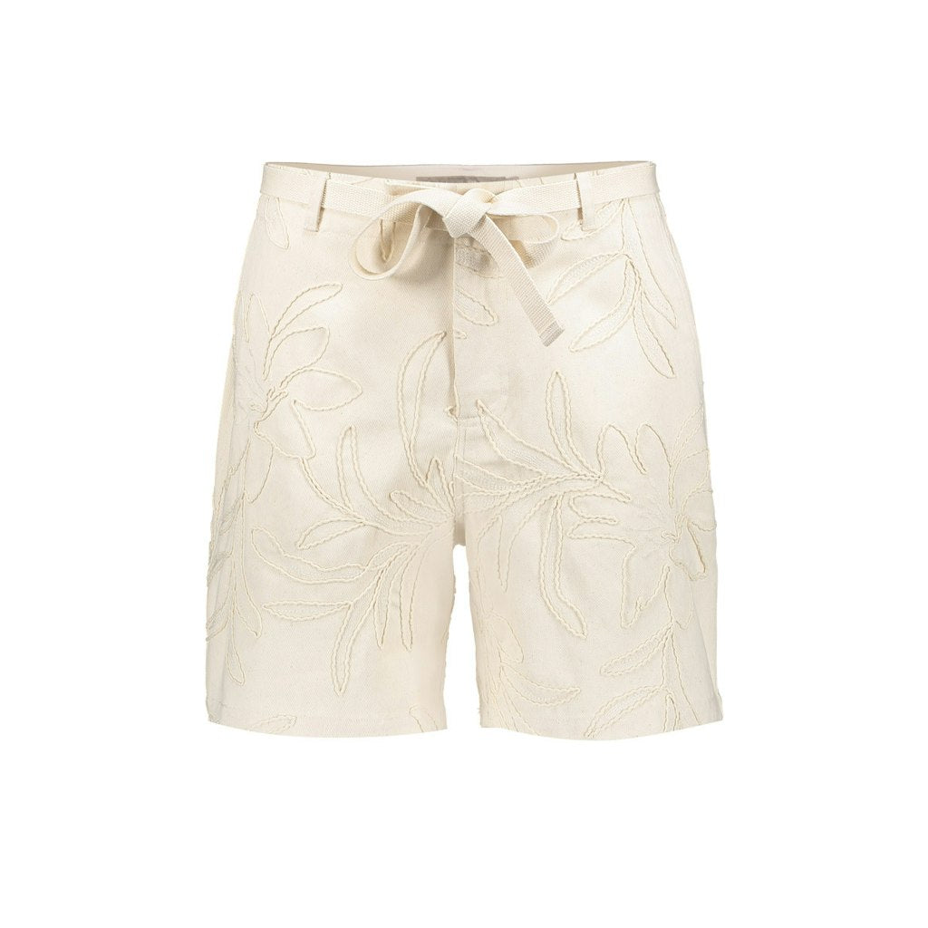 Shorts Embroidery - Ecru
