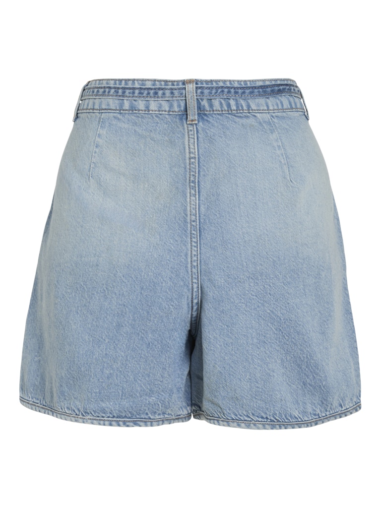 Vikiki Hw Belt Denim Shorts Lbd - Lichtblauw