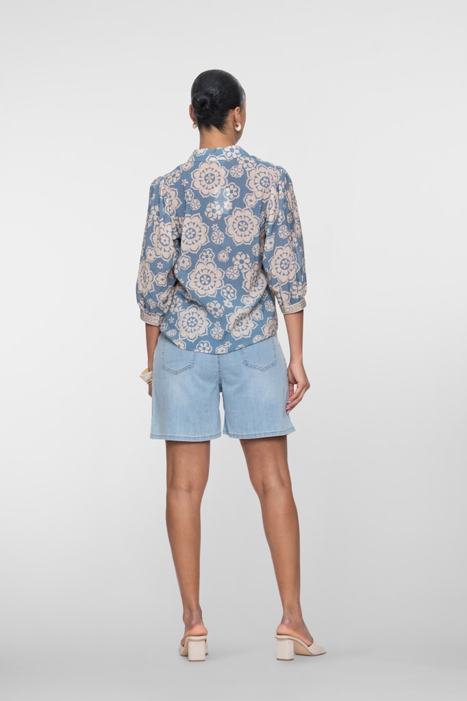 Shorts Belt - Blue Denim