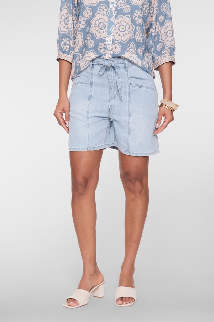 Shorts Belt - Blue Denim