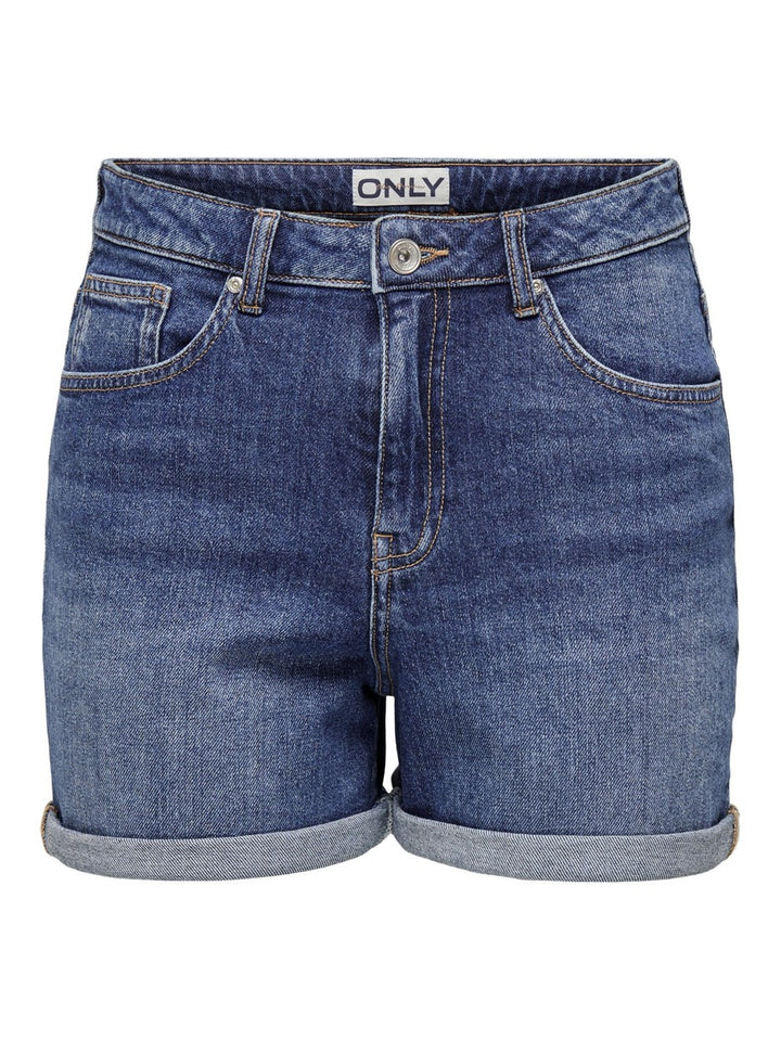 Onljosephine Stretch Shorts Dnm Azg - Blue Denim