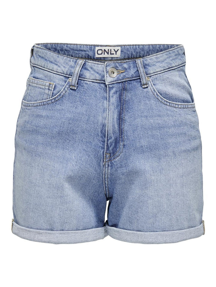 Onljosephine Stretch Shorts Dnm Azg - Blue Denim