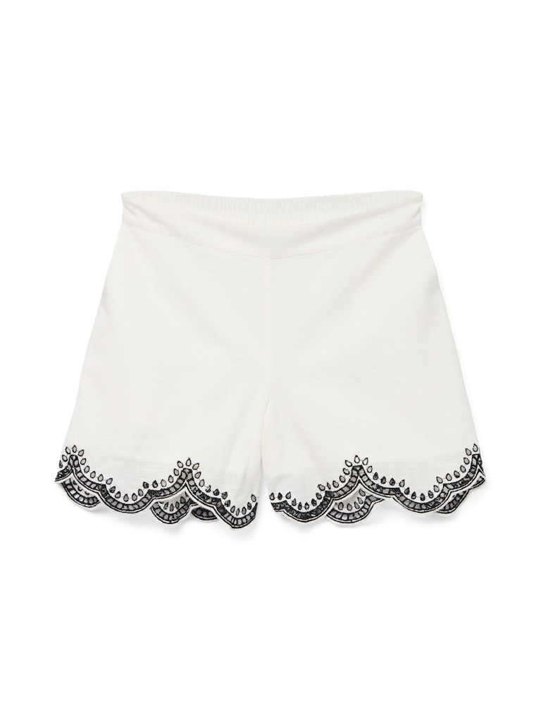 Vmdiana Mw Shorts Wvn Btq - Off-white