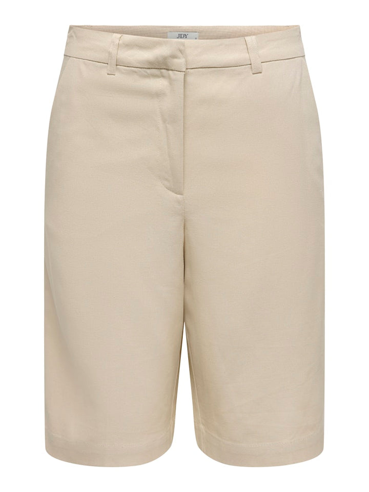 Jdynaomi Linen Mw Bermuda Shorts Tlr - Beige