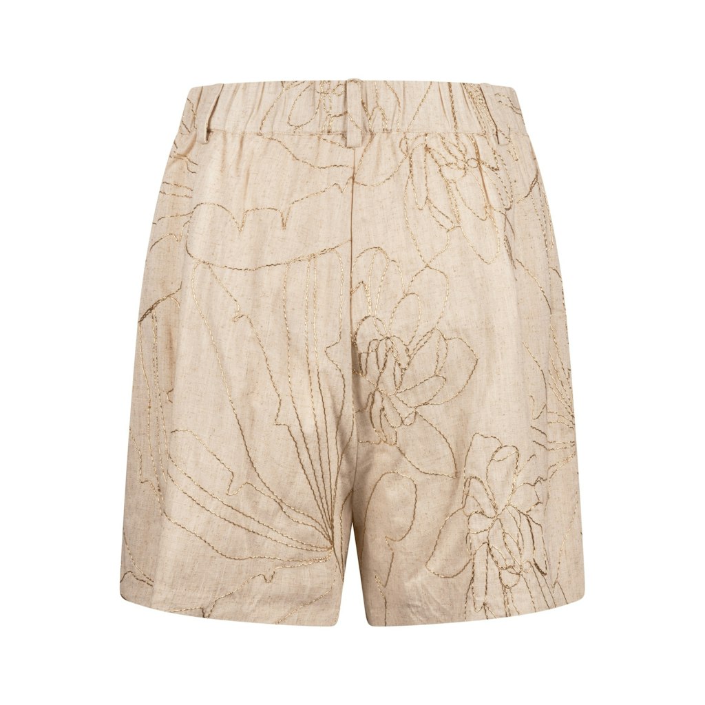 Dagmar Short Embroidery - Zand Dessin