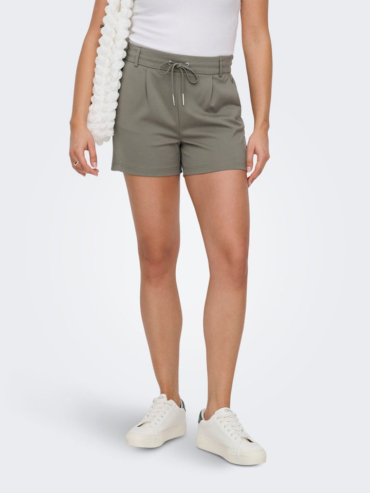 Onlpoptrash Life Easy Shorts Pnt Noos - Olijf