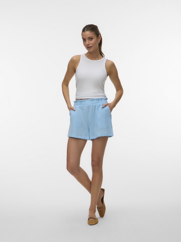 Vmnatali Hw Shorts Wvn Noos - Lichtblauw