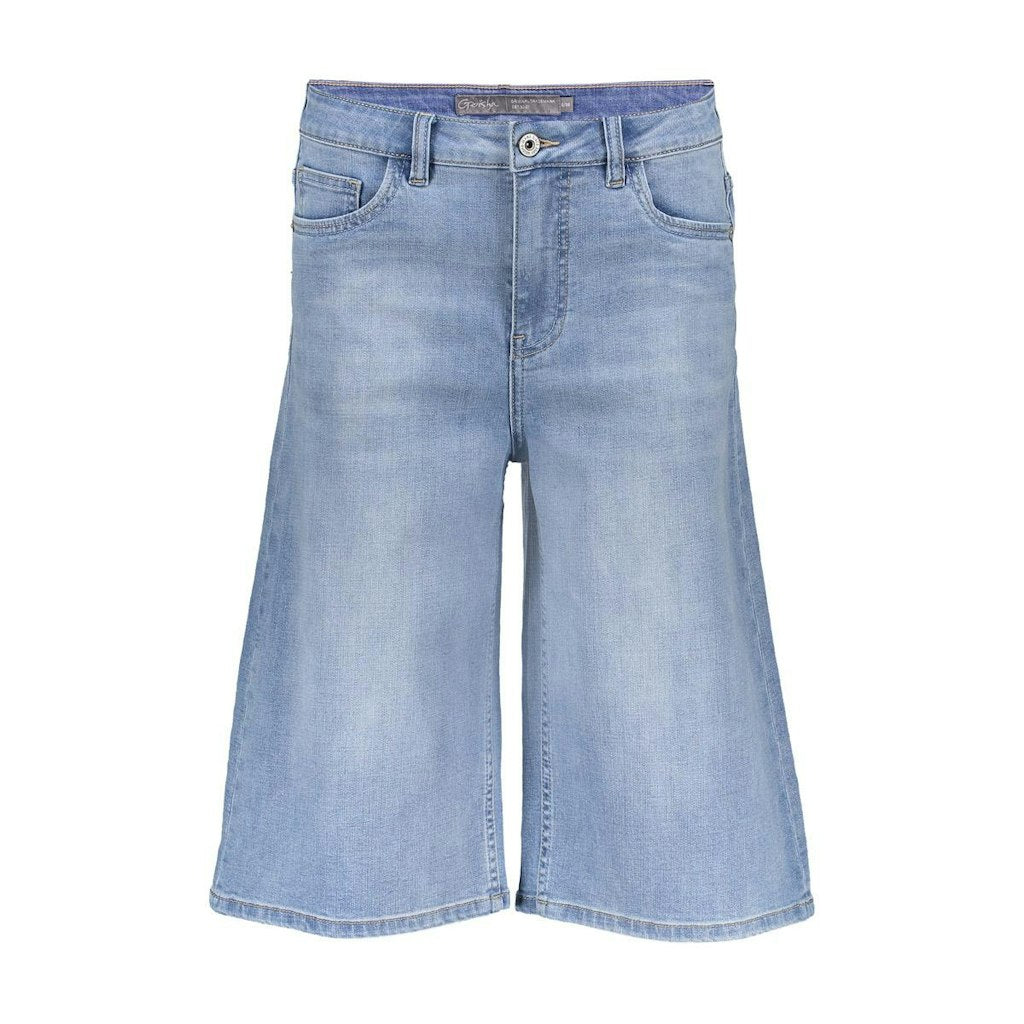 Jeans Short Long - Blue Denim