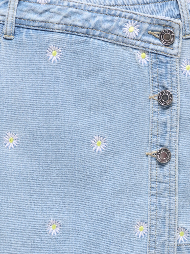Onllesly Reg Daisy Dnm Skort Bj - Blue Denim
