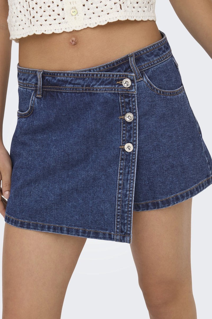 Onllesly Reg Lb Dnm Skort Bj Noos - Blue Denim
