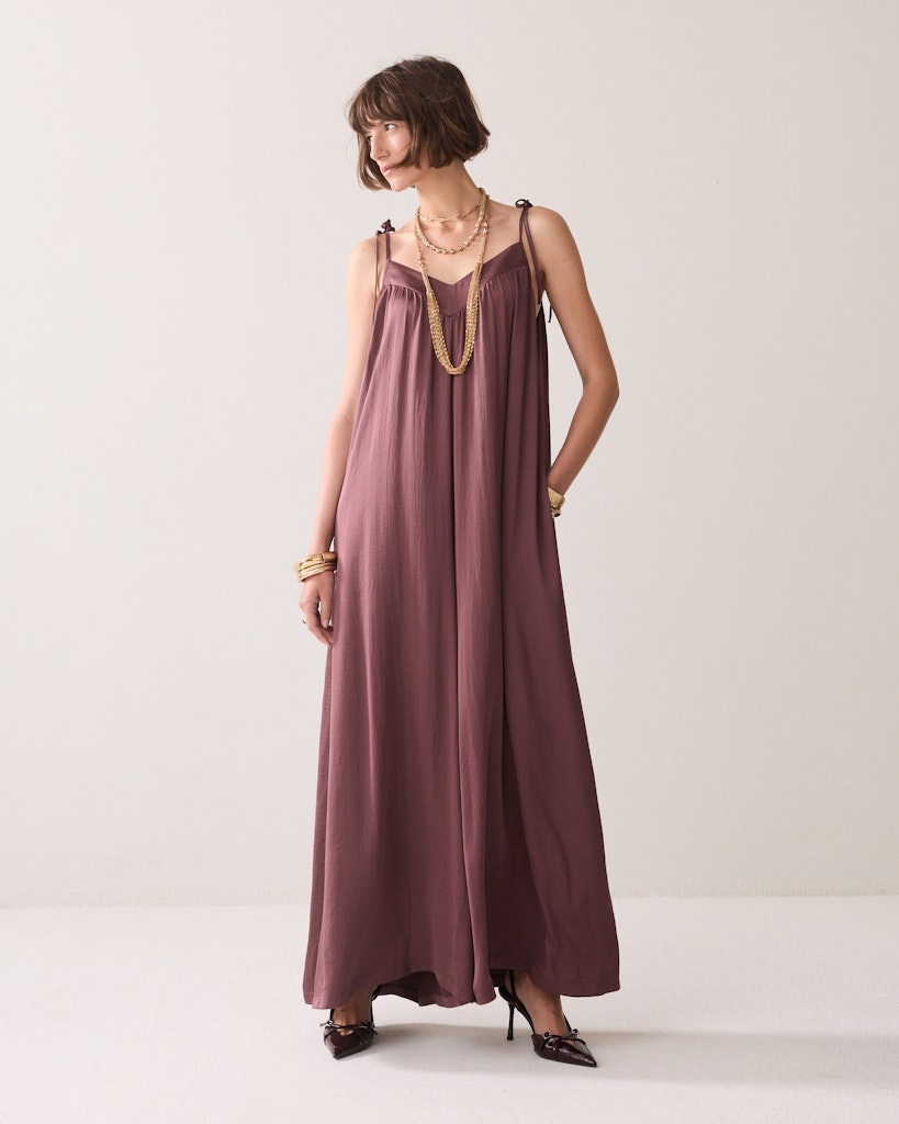 Jumpsuit Silky Touch - Bordeaux