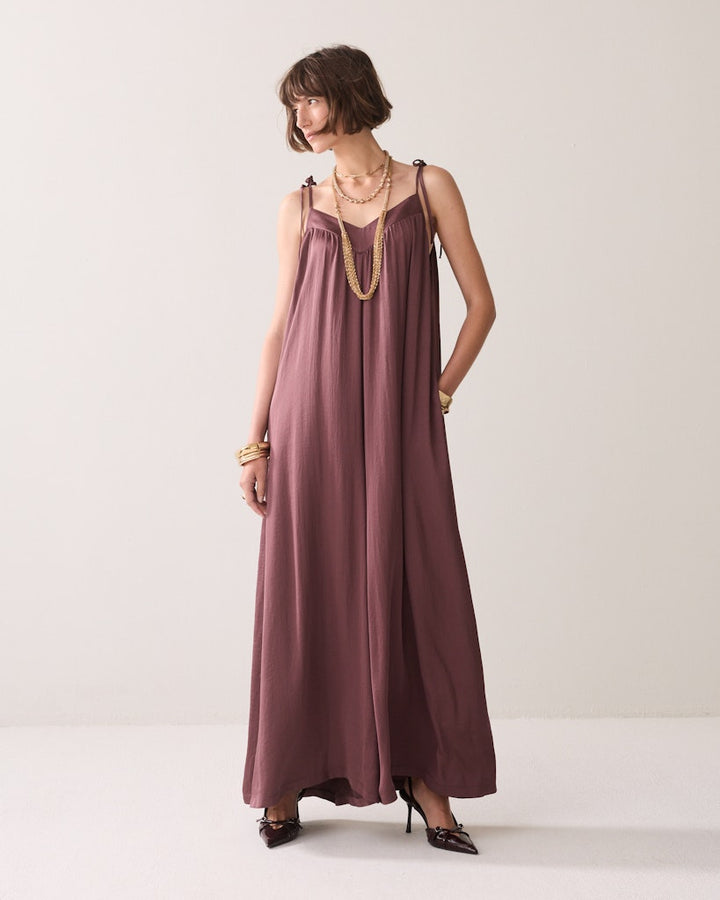 Jumpsuit Silky Touch - Bordeaux