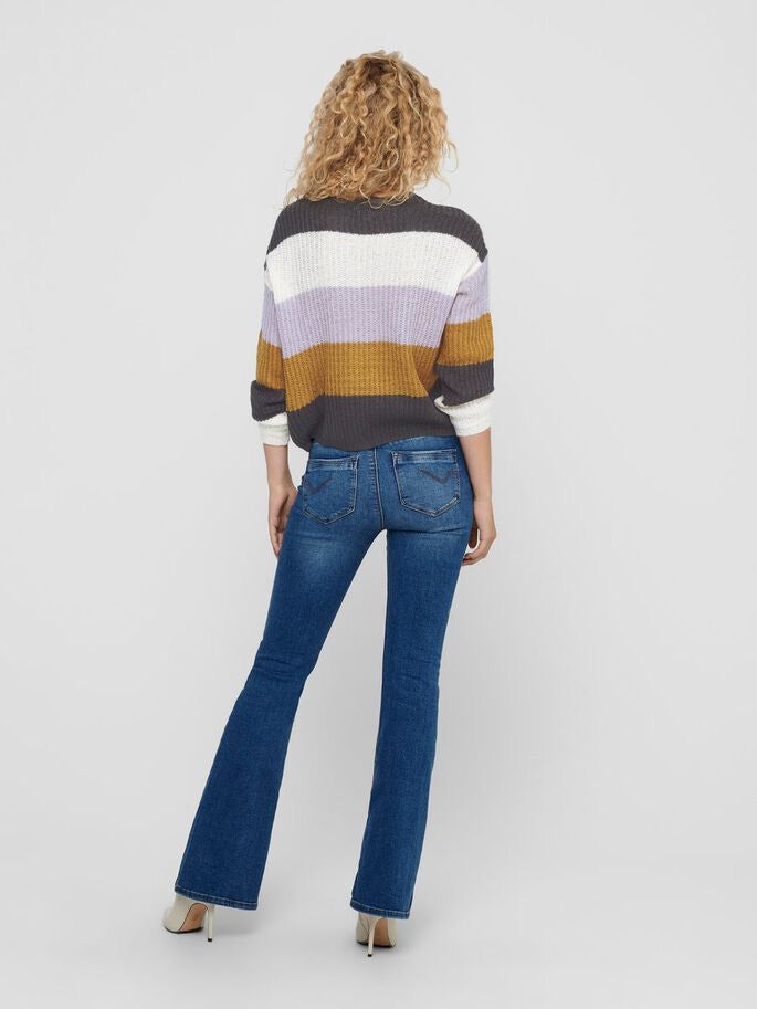 Only 15327635 Anny trui dames grijs dessin