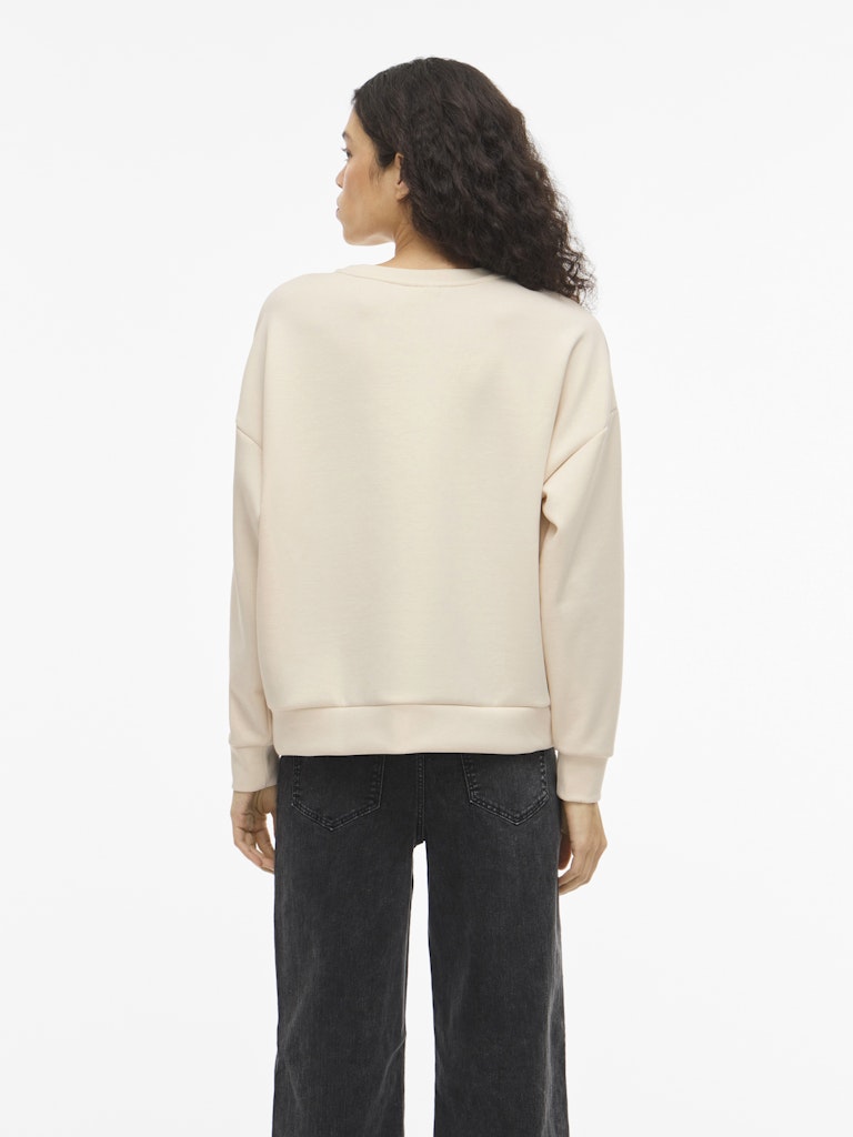 Visiffi Imagine O-neck L/s Top/pb - Beige